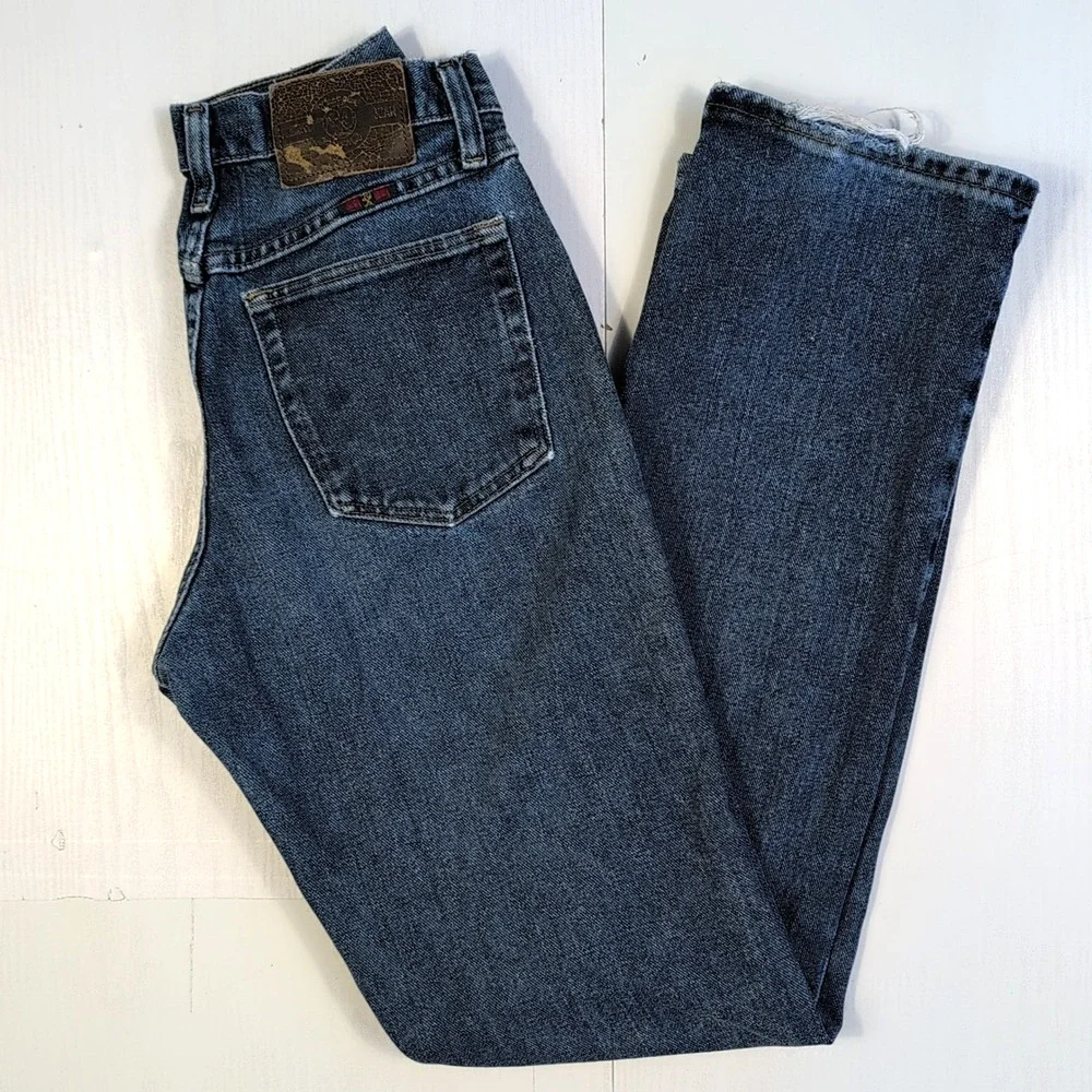 Vintage Wrangler 20X Premium Jeans Men’s 34x31 Blue Denim Straight Leg USA Made